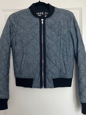 Gap Quilted Bomber Jacket